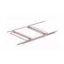 Стол обеденный SIGNAL NIGEL дуб вотан/коричневый 120-160/80